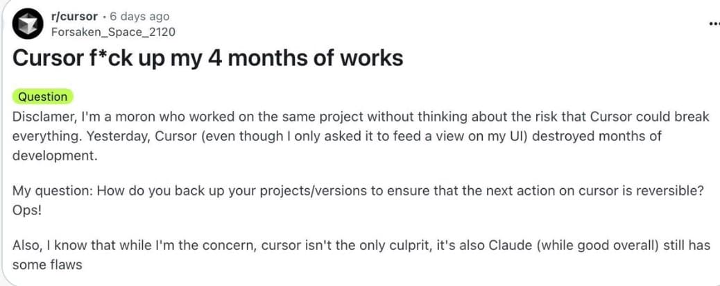 Coding Disaster Scenario