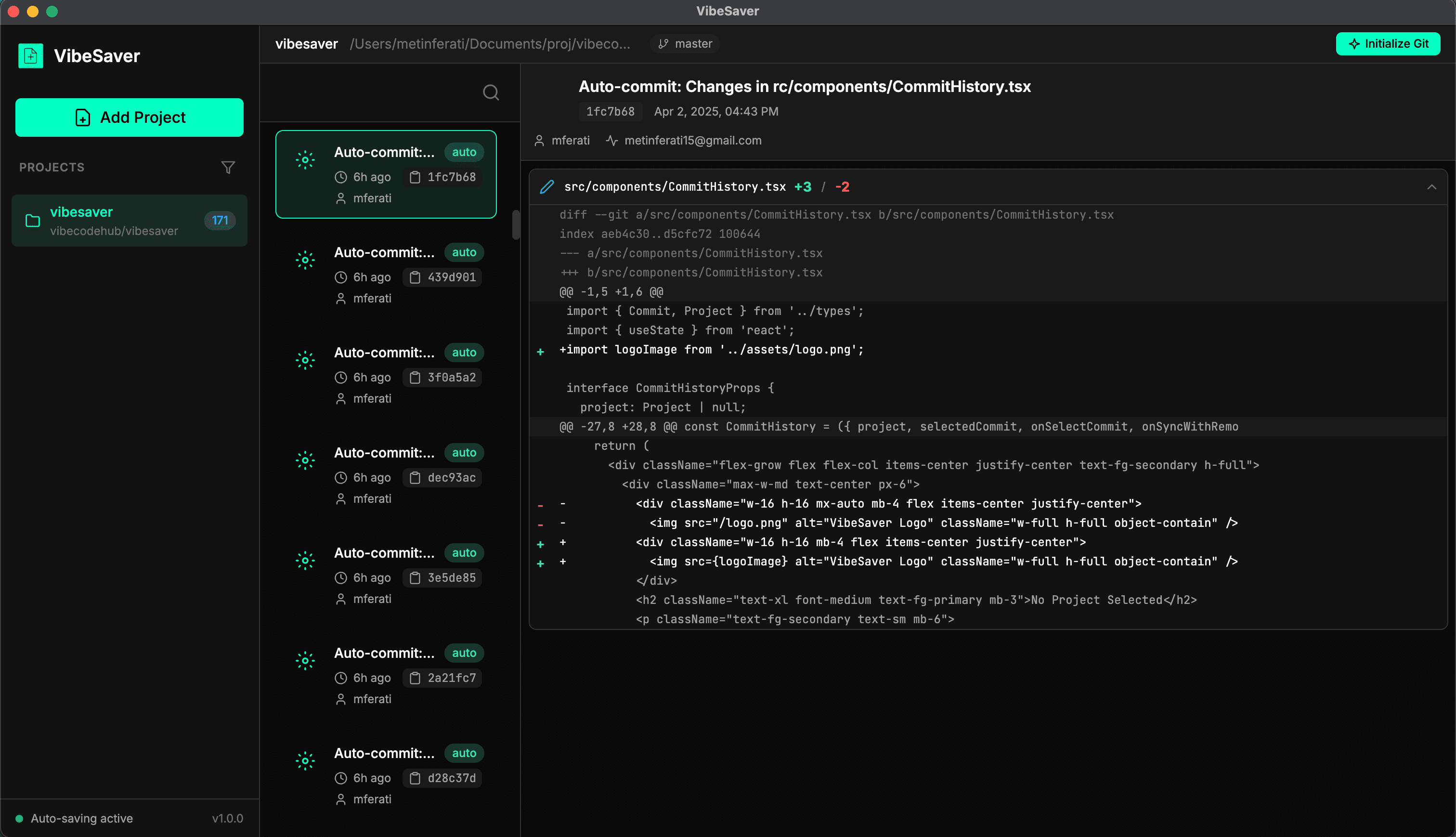 VibeSaverHub Interface